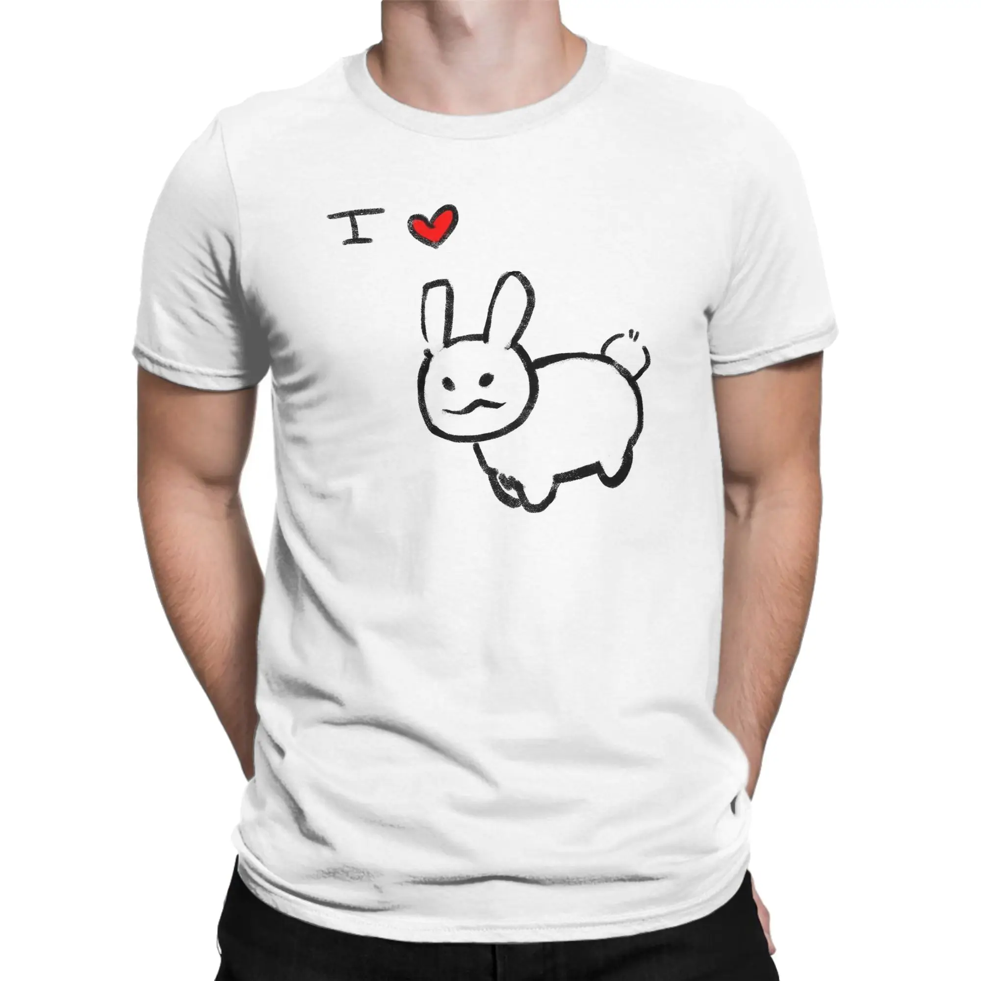 I love Gubby Forsaken T Shirt Summer  Trendy Cool T Shirts Adult Cotton Breathable Oversized Clothes Short Sleeve Y2K Funny Tops