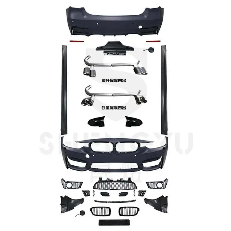 

Совершенно новый комплект кузова для 3-й серии F30 2012-2018 в стиле M3 включает в себя передний бампер и задний бампер с решеткой и боковой юбкой.