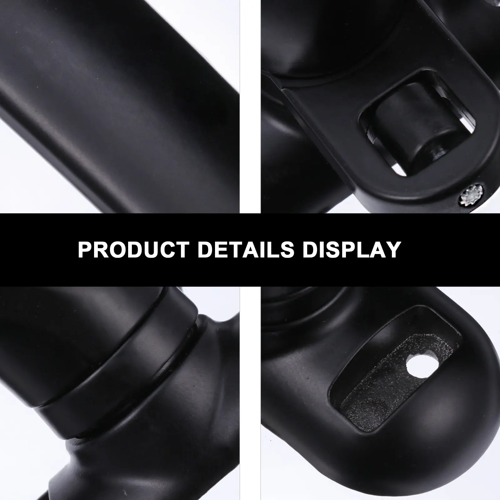 2pcs Vintage Black Aluminum Window Handle Set – Push-Pull Door Pull Lock Hardware for Sliding or Hinged Windows