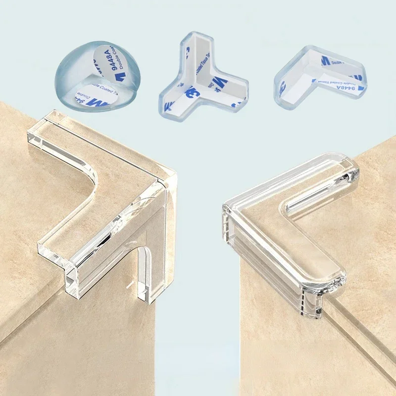 

4 шт. силиконовые защитные накладки для углов стола, защита от порезов, защита электрических розеток, детские противоударные защитные элементы