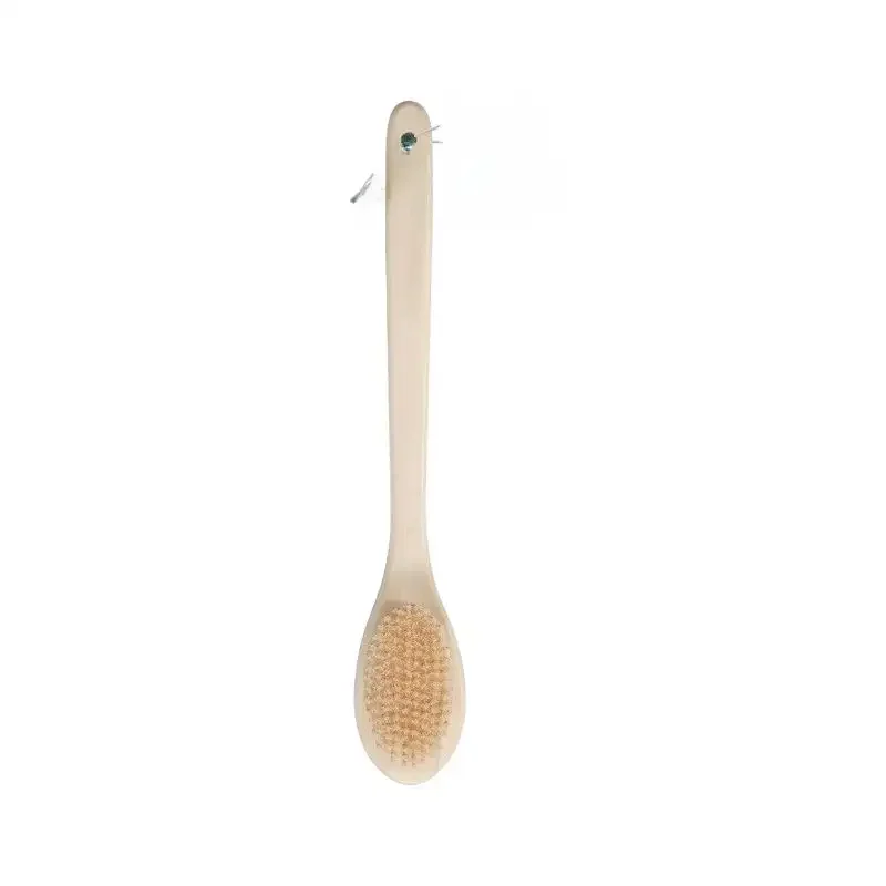 Bath Bristle Brush, Bath Brush with Long Handle, Cleanse Back & Hard-to-Reach Areas, Shower Brush  1 Count