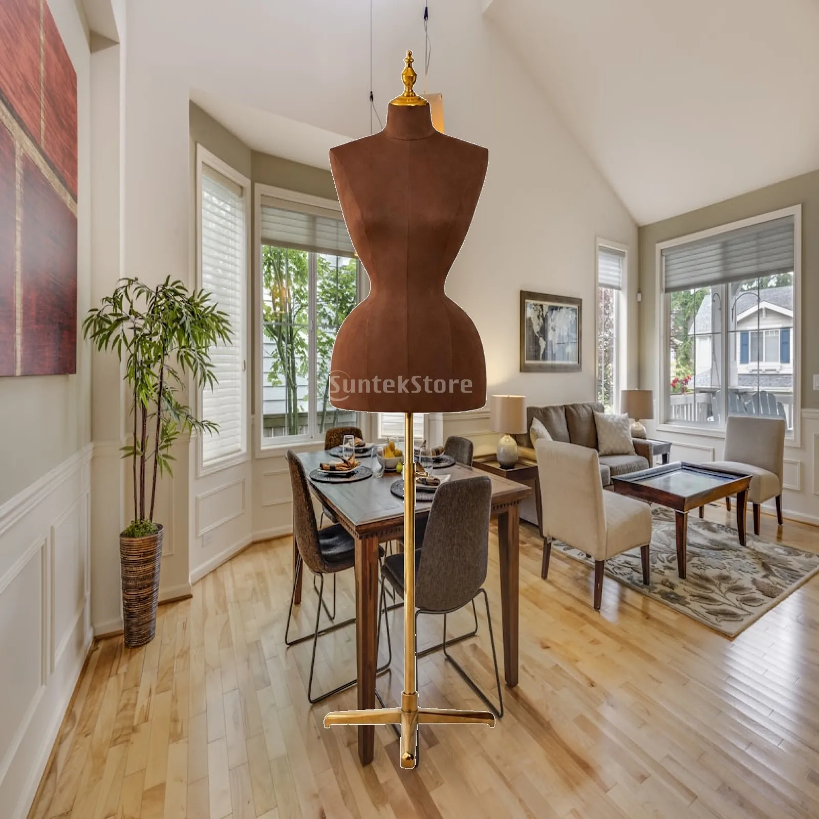 FRP Fiberglass Torso Mannequin for Garment Fitting and Visual Merchandising in Retail Studio