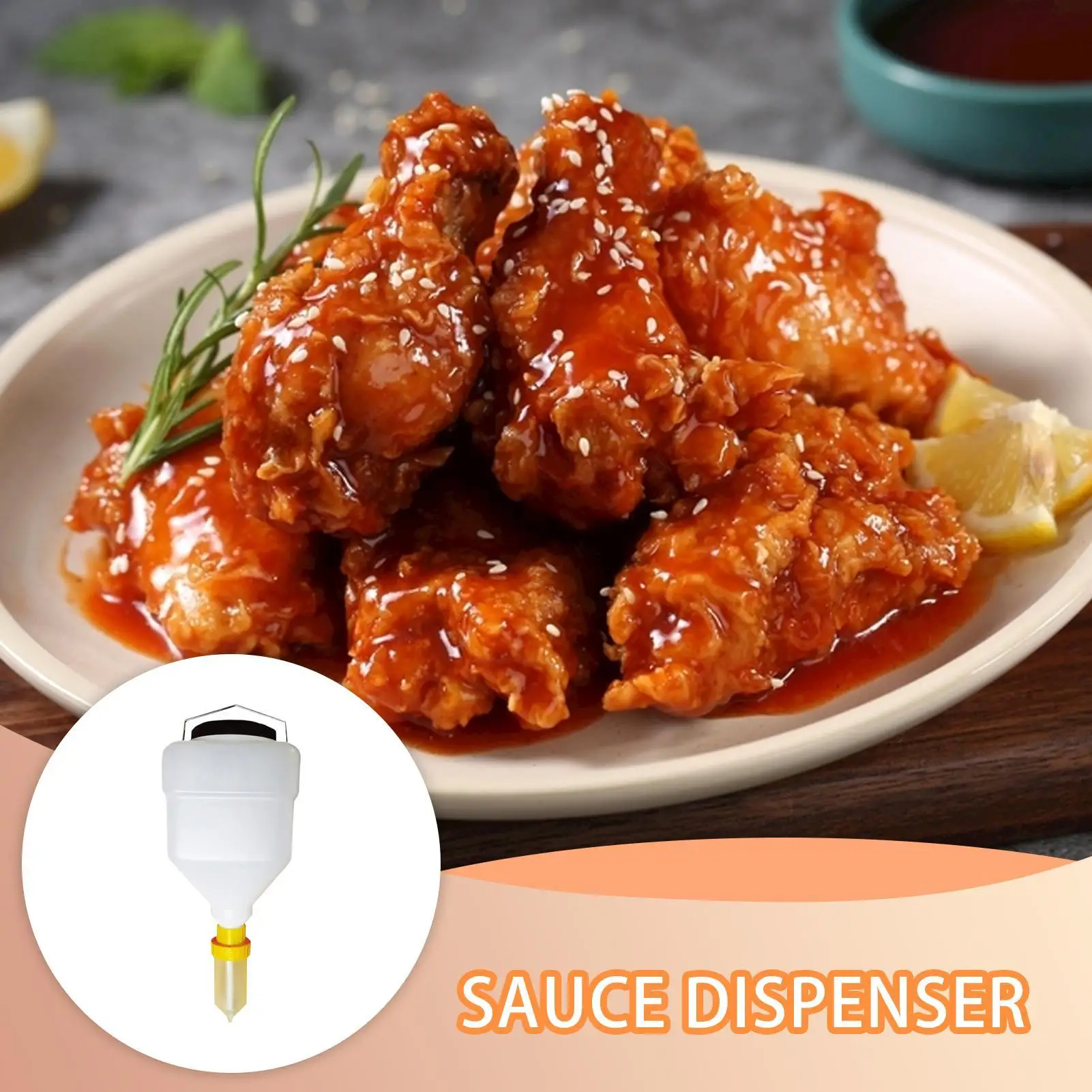 Squeeze Bottles Hangable Dressing Dispenser Leakproof Refillable Container Bottle For Sauces Dressing Cooking Ketchup Sour Cream