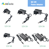 AC 110-240V DC 12V 1A 2A 3A 5A 6A 8A Universal Power Adapter Supply Charger Adaptor Eu Us Au Uk for 5M 10M 15M LED Light Strips