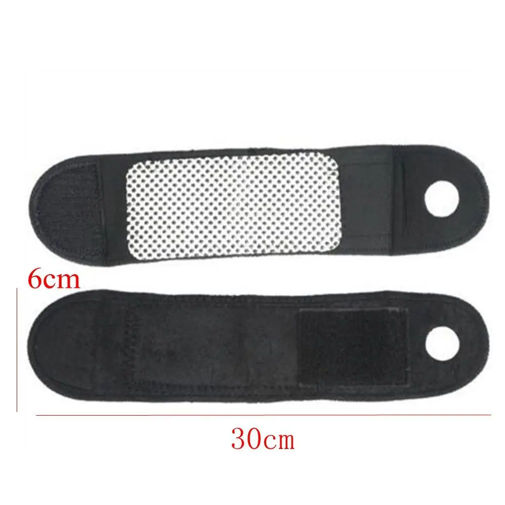 1 Pair Tourmaline Self-Heating Wrist Brace Sports Protection Wrist Belt Far Infrared Magnetic Therapy Pads Braces