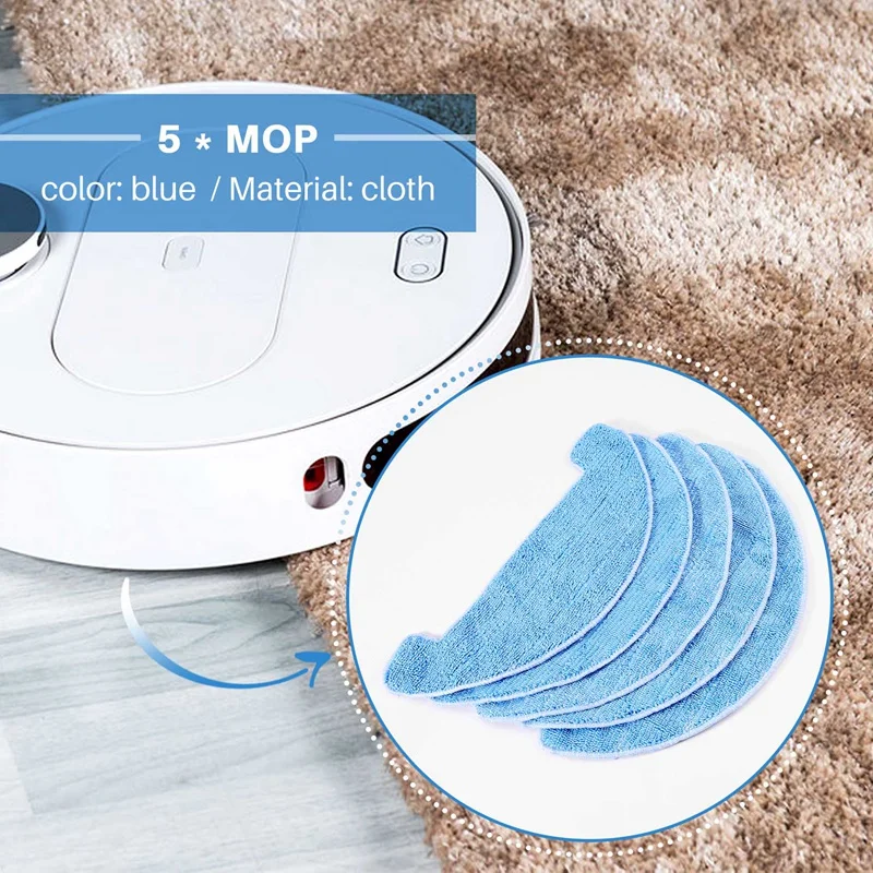 10 Pieces/Lot Vacuum Cleaner Parts Mop Cloth For Chuwi Ilife A4 Robotic Cleaner SALES