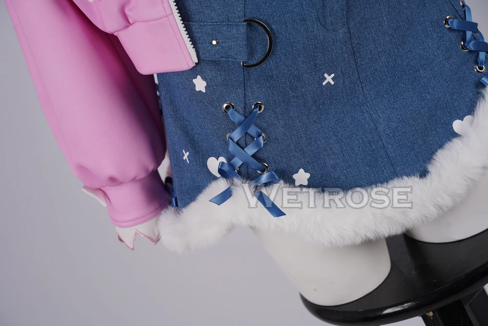 [Wetrose] В наличии Moco Mococo Abyssgard Косплей Костюм Повседневное Платье Hololive Holo Vtuber EN Новый Наряд Повседневная Одежда Пальто Плащ