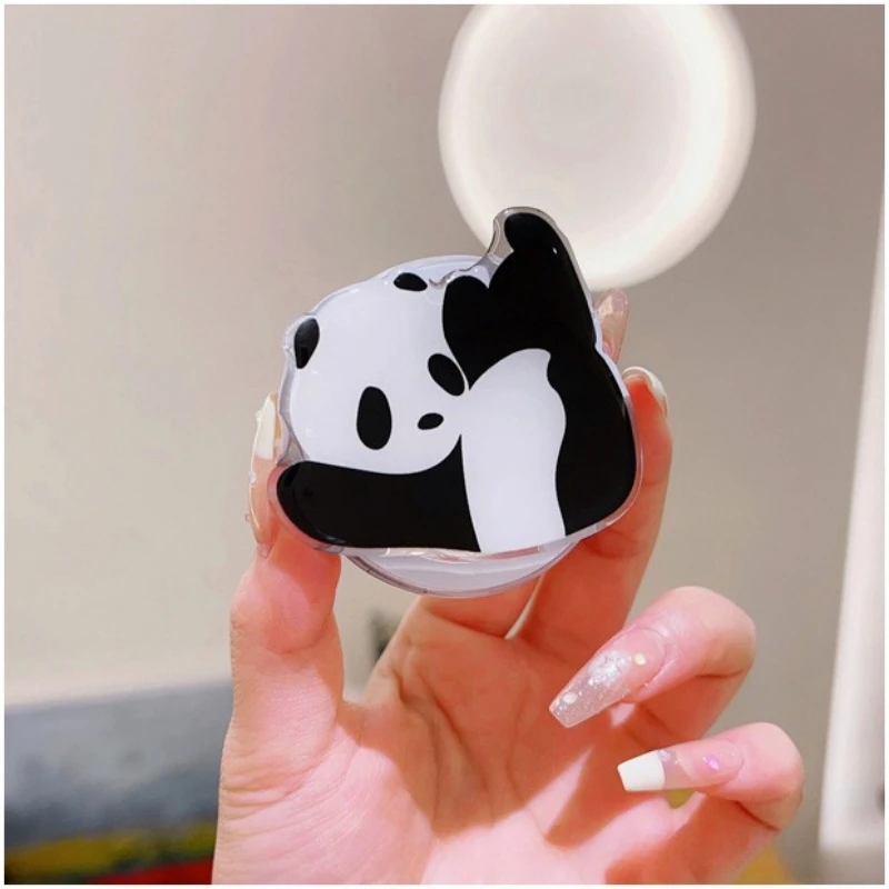 Soporte magnético de Panda bonito de dibujos animados coreanos, soporte Griptok para teléfono para iPhone 16, funda de carga inalámbrica Magsafe