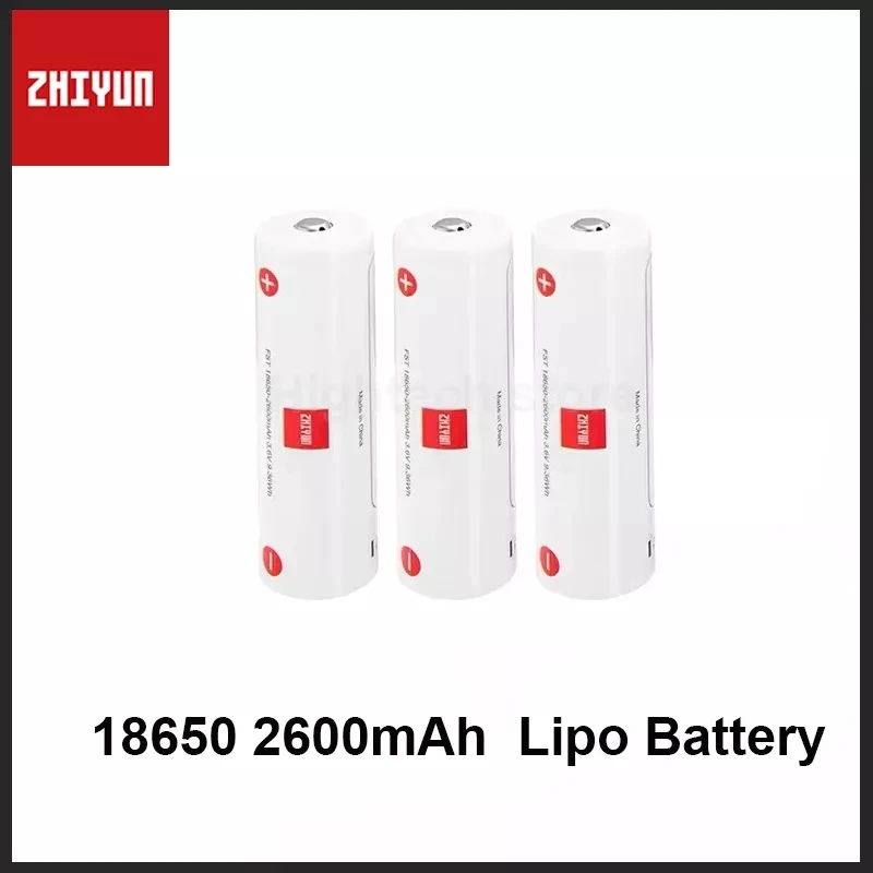 ZHIYUN 3PCS 2PCS Original 18650 2600mAh Lipo Battery for Zhiyun Crane 2 / Crane 3 Stabilizer Gimbal Spare Parts Accessories