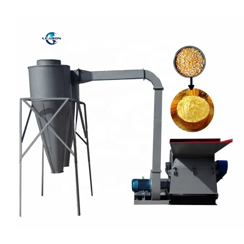 500KG/H CE Wood Branch Chips Rice Husk Crusher Machine Corn Cob Grains  Hammer Mill Price