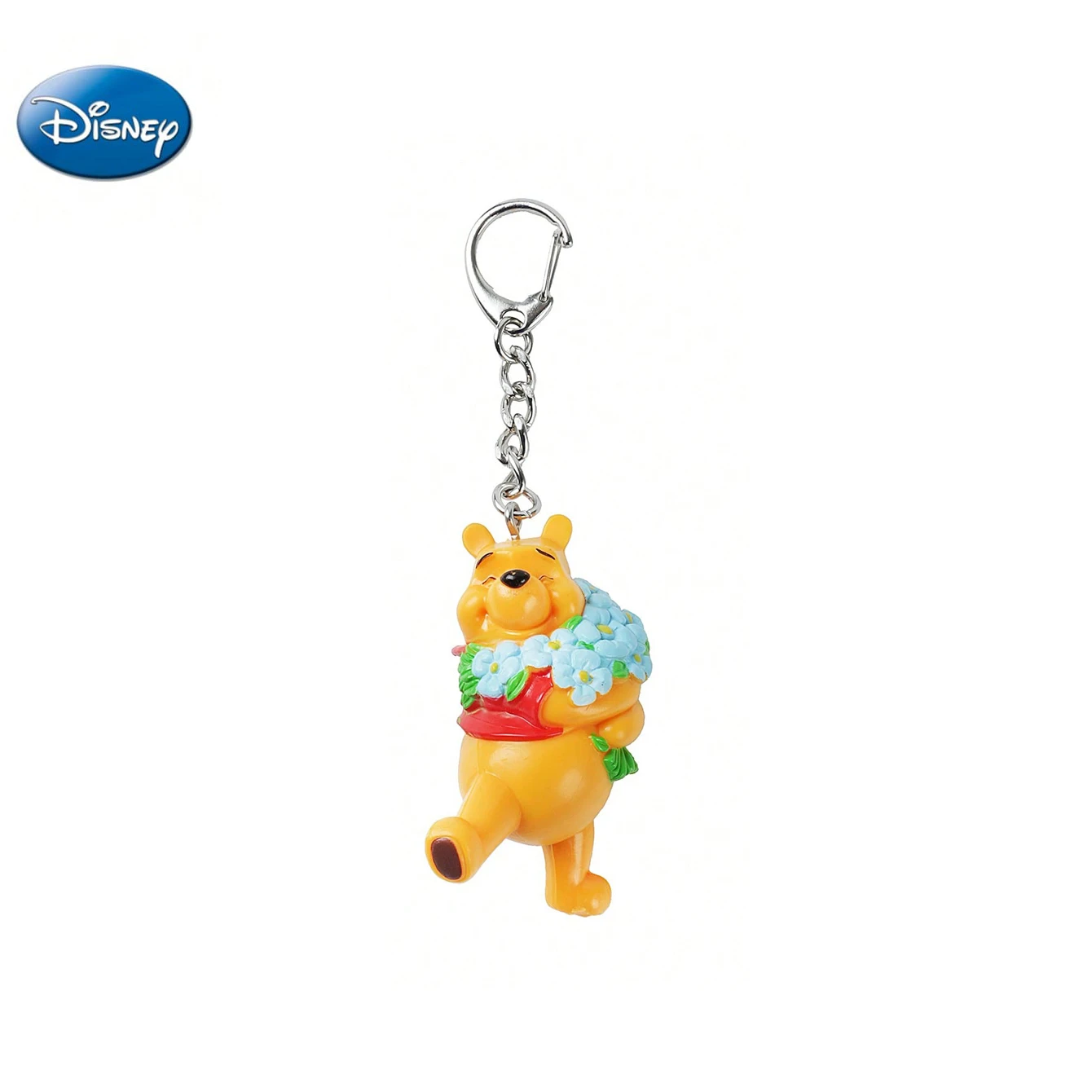 

Winnie The Pooh Officially Licensed Figurine Bag Clip Charms Keychain Cute PVC Key Ring 1Pc Disney