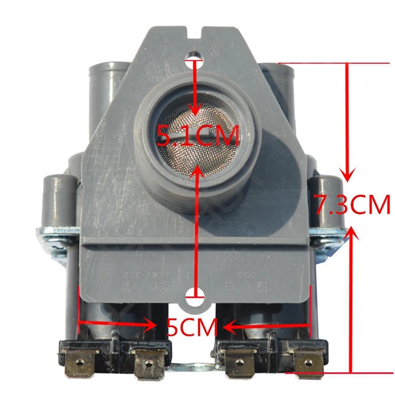 เครื่องซักผ้าอัตโนมัติโซลินอยด์วาล์ววาล์วน้ําเข้าสวิตช์น้ําเข้าสําหรับ Sanyo FCS-360U อะไหล่