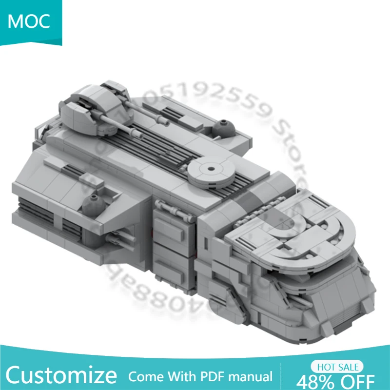 

800 деталей: Модель космического корабля Imperial Trexler Marauder от papaglop MOC – Модульный конструктор, строительные блоки, DIY, праздничные подарки