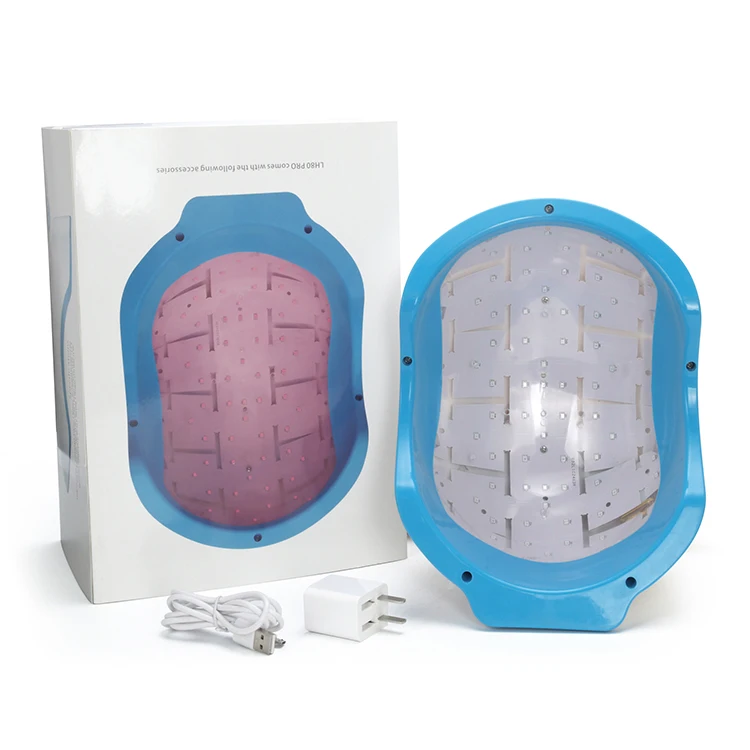 

Hot 80 Diodes Hair Regrowth Helmet Caps Anti Hair Loss Treatment Machine Led Hair Growth Cap