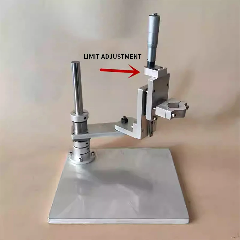 

Engraving Machine Stand Aluminum Alloy Reinforced Drill Stand Universal Adjustment Limited-Travel Adjustable Lowering Stroke