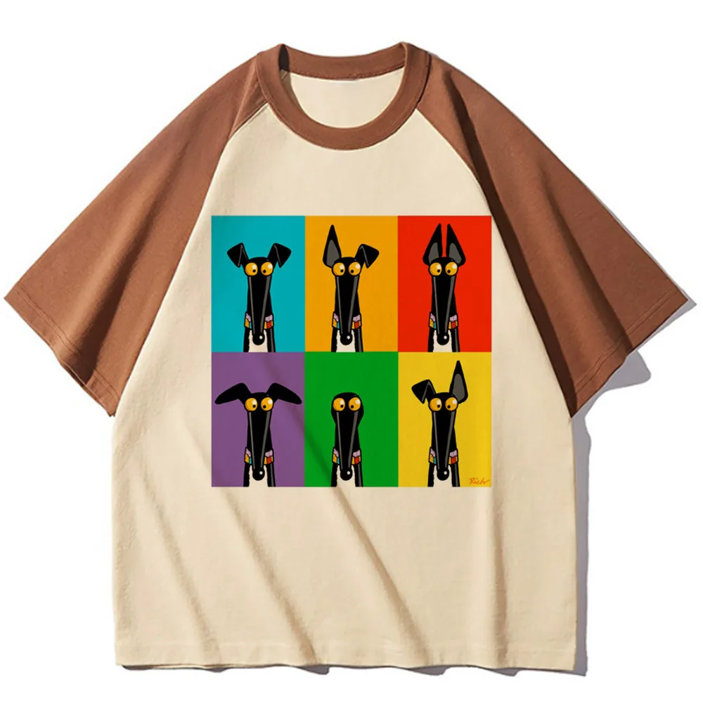 Greyhound tshirt women soft fabric t-shirts female streetwear Japanese 2000s clothing image 4