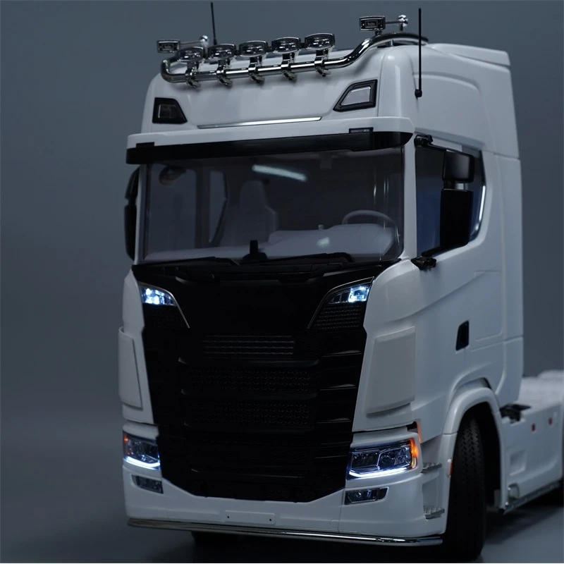770S ABS Kunststoff Frontspoiler Seite Lufthaube Modell für 1/14 Tamiya RC SCANIA 770S 6×4 56368 Muldenkipper Kipper Anhänger Spielzeug Teile – Detail 10