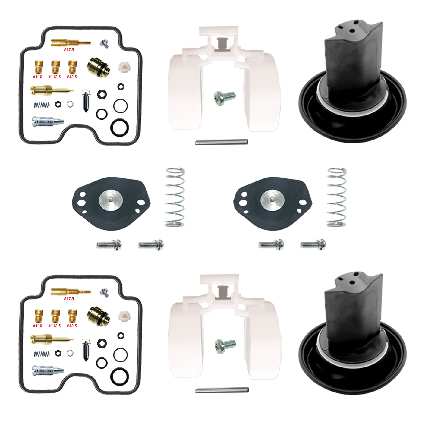 YAMAHA DRAGSTAR XVS1100 5EL 5KS 5YS 1999-2006 Carburetor Repair Kit Float Throttle Diaphragm Parts