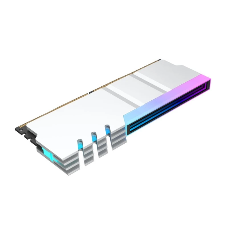 Memory Heatsink Aluminum Cooling ARGB Light Radiator with Multi-color Modes