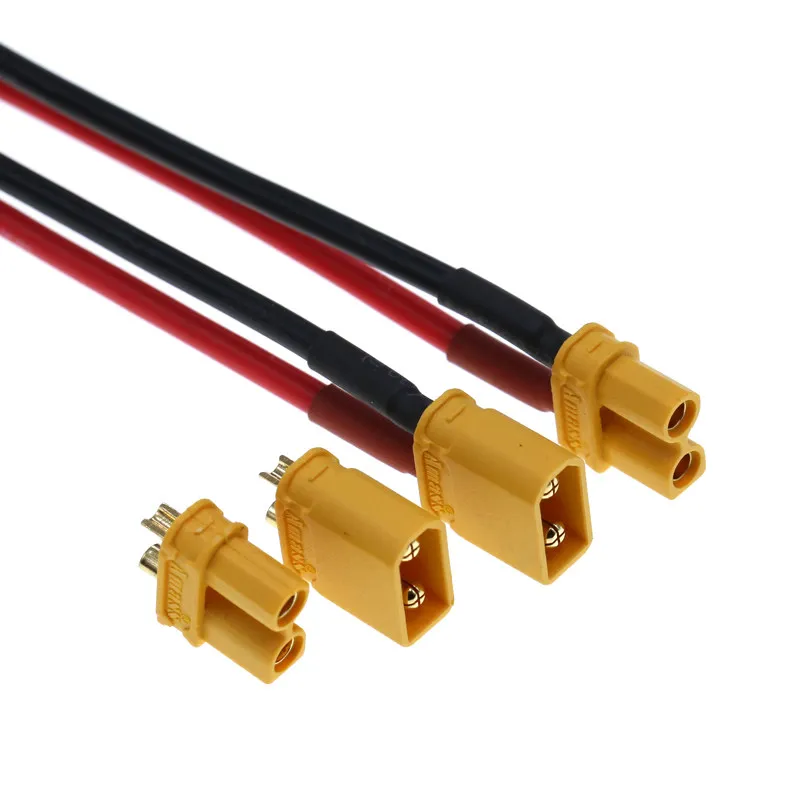500V Lithium Battery Plug 30A Waterproof Connector XT30XT30U High  Male/Female Connector with Cable Current Plug and Socket