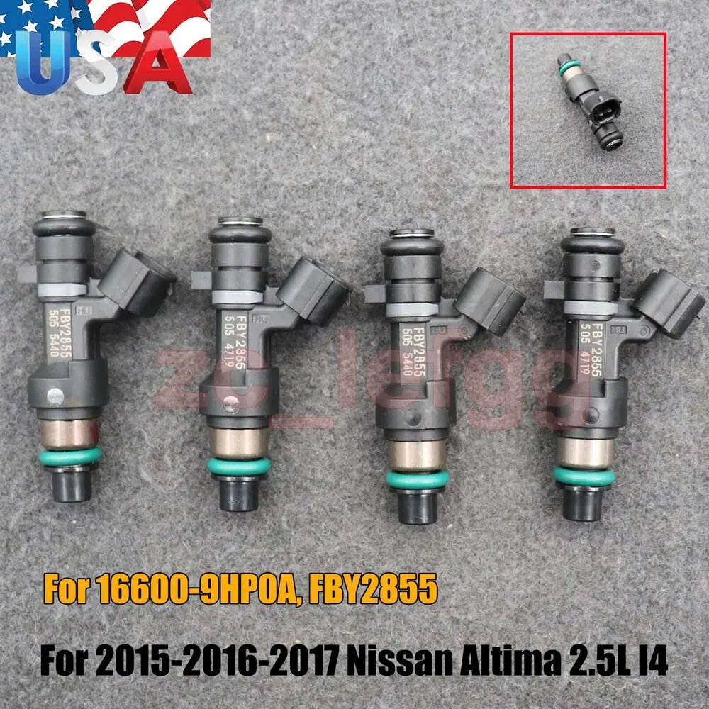 

4X Fuel Injectors Fit For 2015-2016-2017 Nissan Altima 2.5L I4 FBY2855