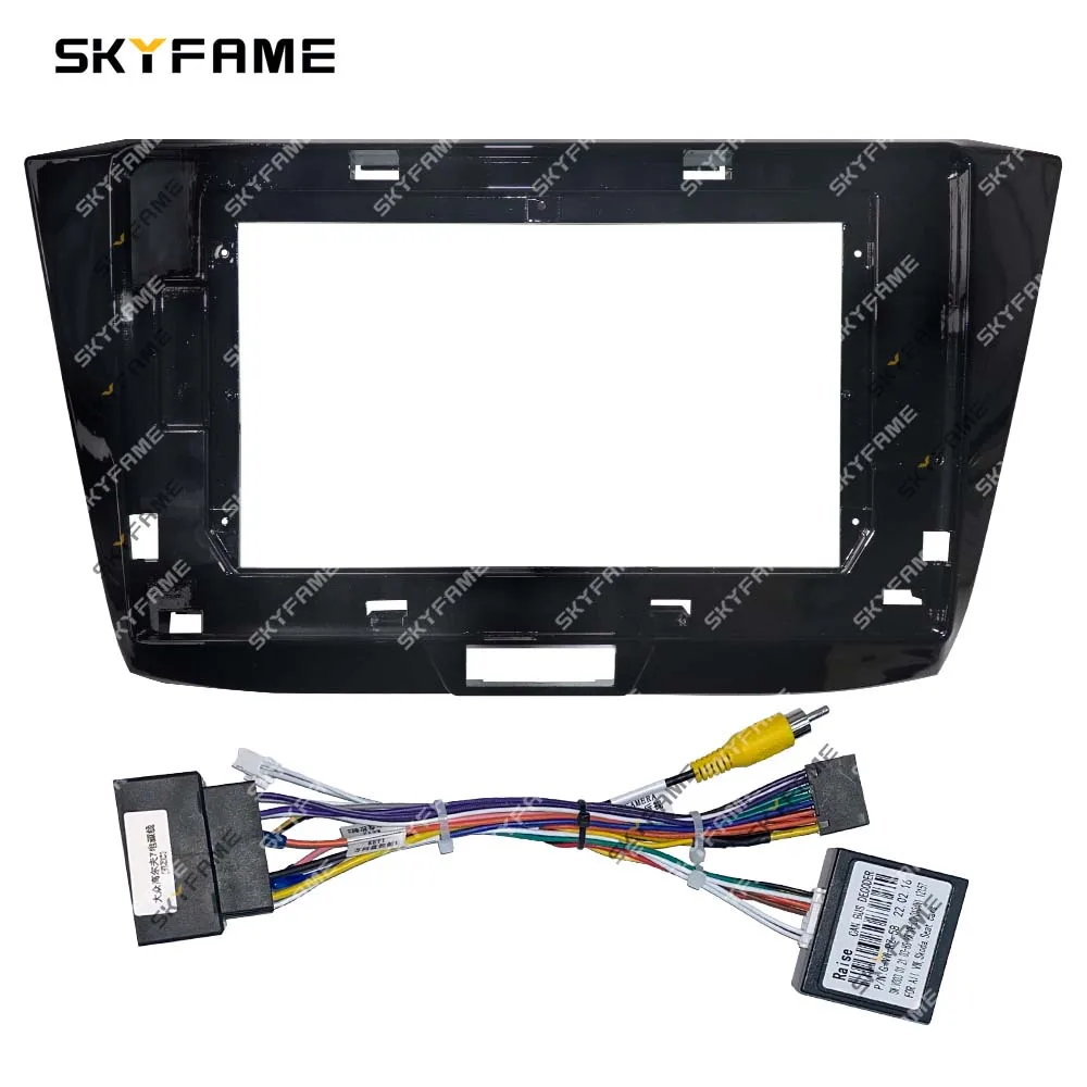 SKYFAME Car Frame Fascia Adapter Android Radio Dash Fitting Panel Kit For Volkswagen Passat