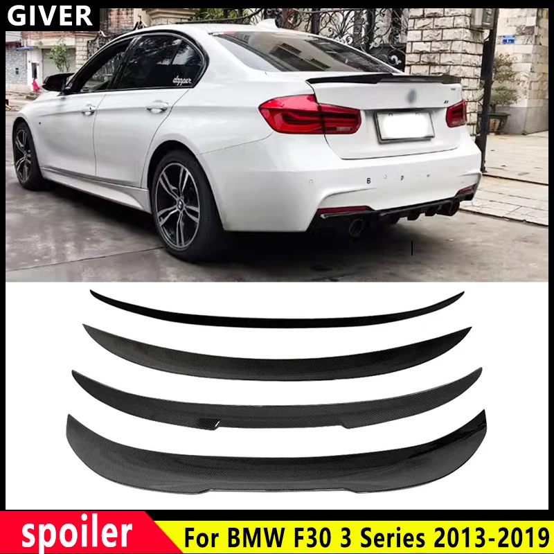 

Для 2013-2019 BMW 3 серии F30 F31 F35 крышка багажника спойлер на задний багажник, крыло M3 M4 MP PSM стильные автомобильные аксессуары