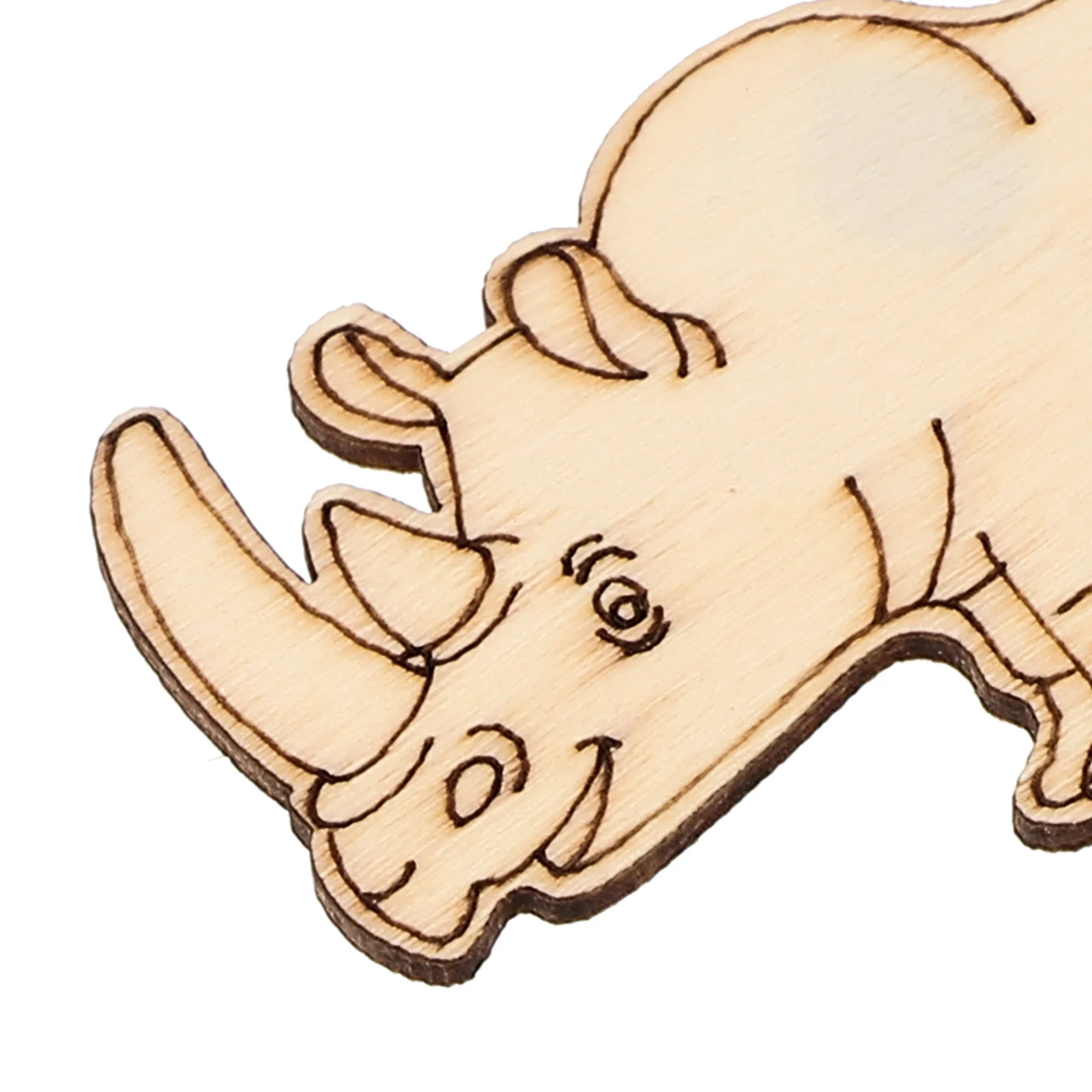 

40Pcs Blank Wooden Animal Cutouts Unfinished Wood Slices DIY Painting Craft Creative Decor Wooden Animal Cutout