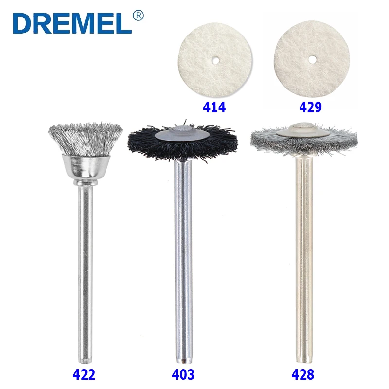 

Dremel Cleaning Polishing Removing Rust Accessories 403/414/428/429/442 for Dremel 3000 4000 4250 8220 8260 Electric Drill Parts