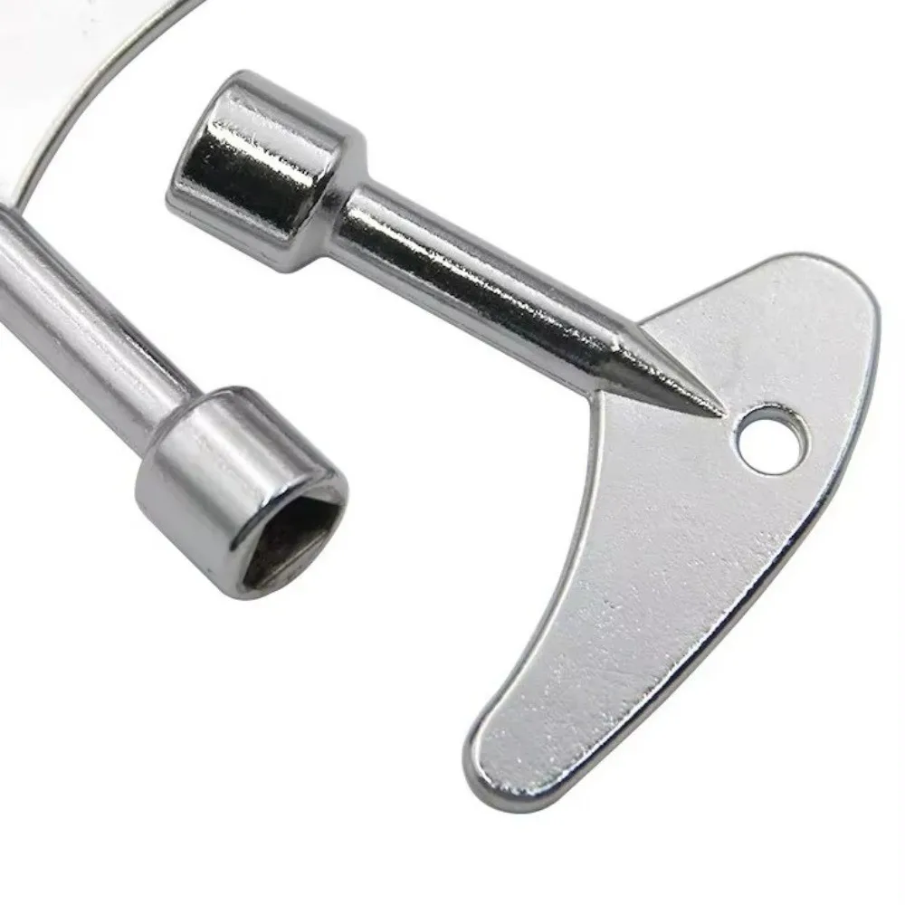 Single Inner Triangle Triangle Key Wrench Household Maintenance Heavy Duty Socket Wrench Set Silver Inner Triangle Key For Valve