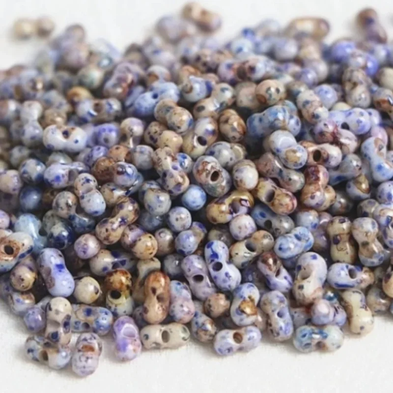 منتج جديد 3x6 مللي متر بيكاسو الفول السوداني حبة حبة فضفاض حبة اليدوية سوار ذاتي الصنع قلادة مجوهرات اكسسوارات المواد