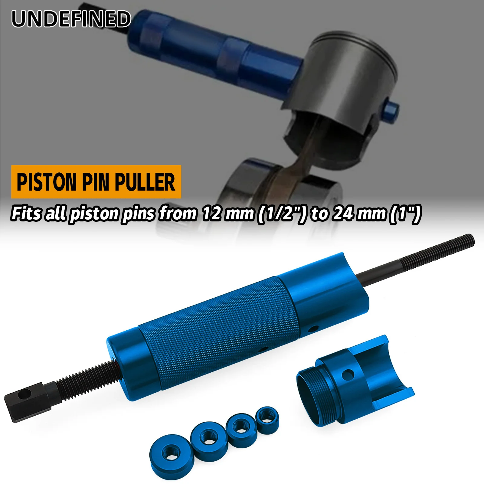 Universal Motorcycle Piston Pin Puller Tool Kit for Harley Honda Yamaha Suzuki BMW ATV/UTV/Dirt Bike Motion Pro 08-0472 Style