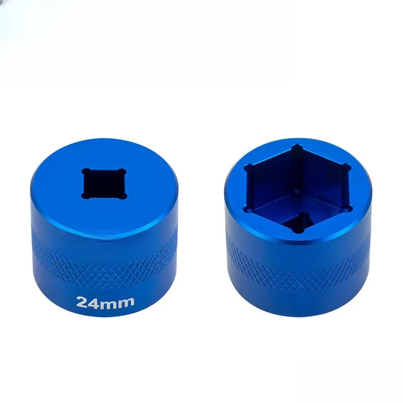 High-strength Aluminum Alloy Fork Cap Removal Set 38 Inch Square Drive Interface Bicycle Shock Cap Removal Tool
