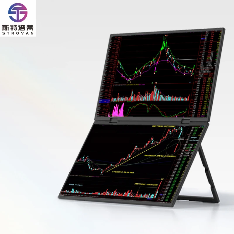 

15.6-inch Dual Screen Portable with High-definition Resolution Supporting Mobile Phones and Laptops