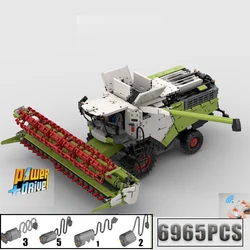 MEW 8900 Combine Harvester model buiding kit block self-locking bricks toys birthday Christmas gift