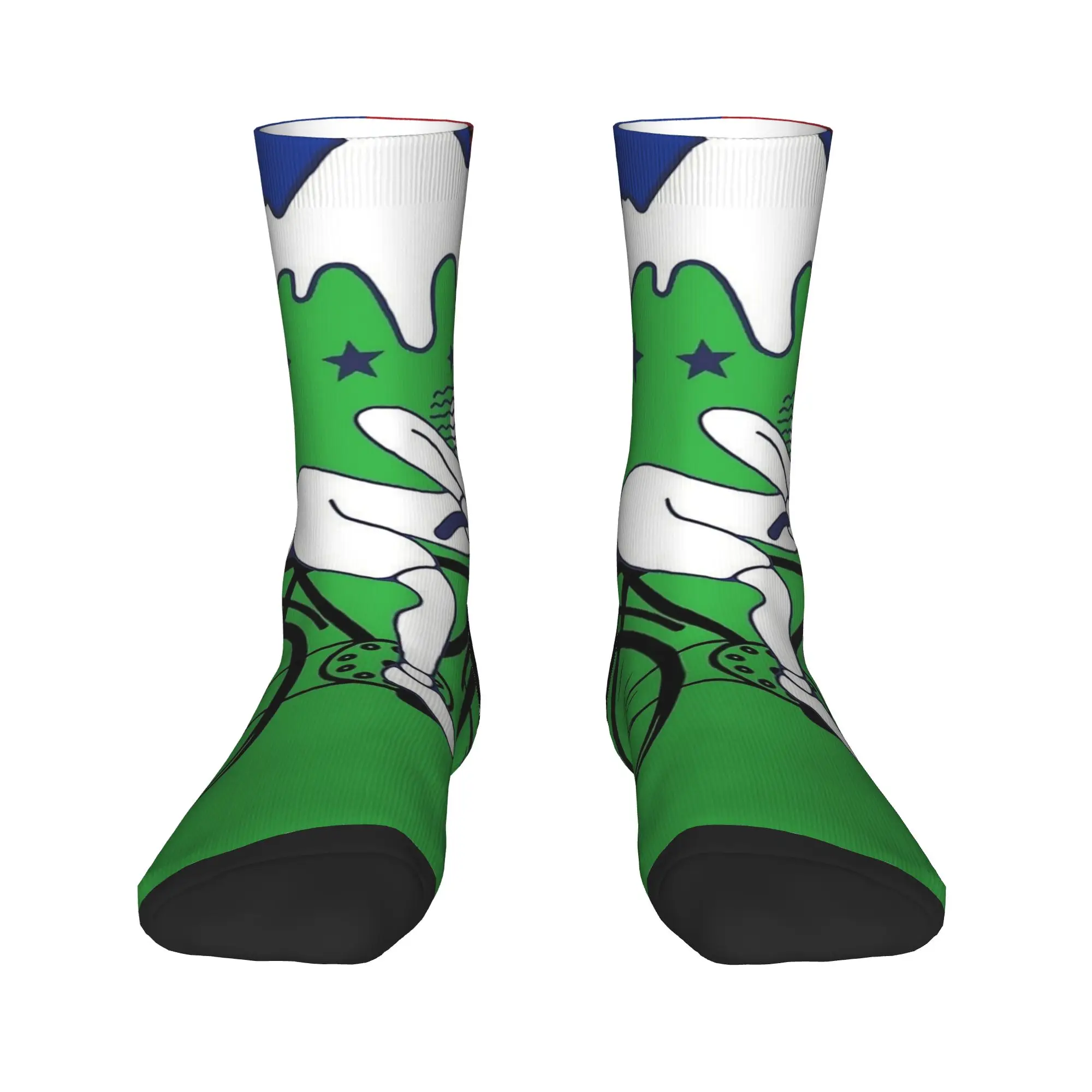 ألبرت هوفمان دراجة يوم الجوارب جوارب مضحكة الخريف عدم الانزلاق للجنسين الرجال الجوارب عالية الجودة الرسم سكيت الجوارب