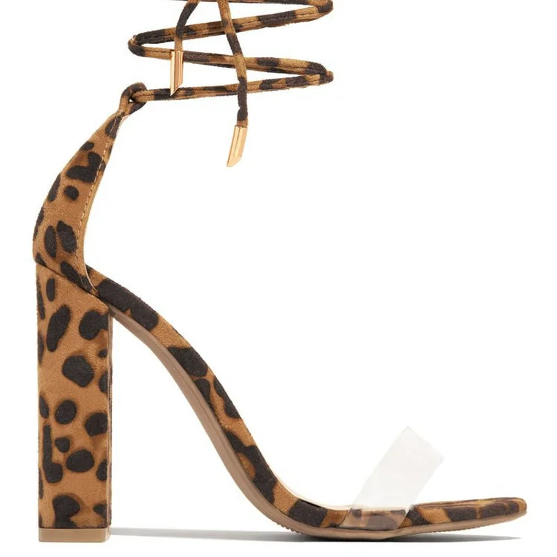 Scarpe estive da donna con tacco alto Sandali trasparenti T-stage Gladiatore Pompa sexy Copri tacco femminile Festa Matrimonio Donna Taglie forti