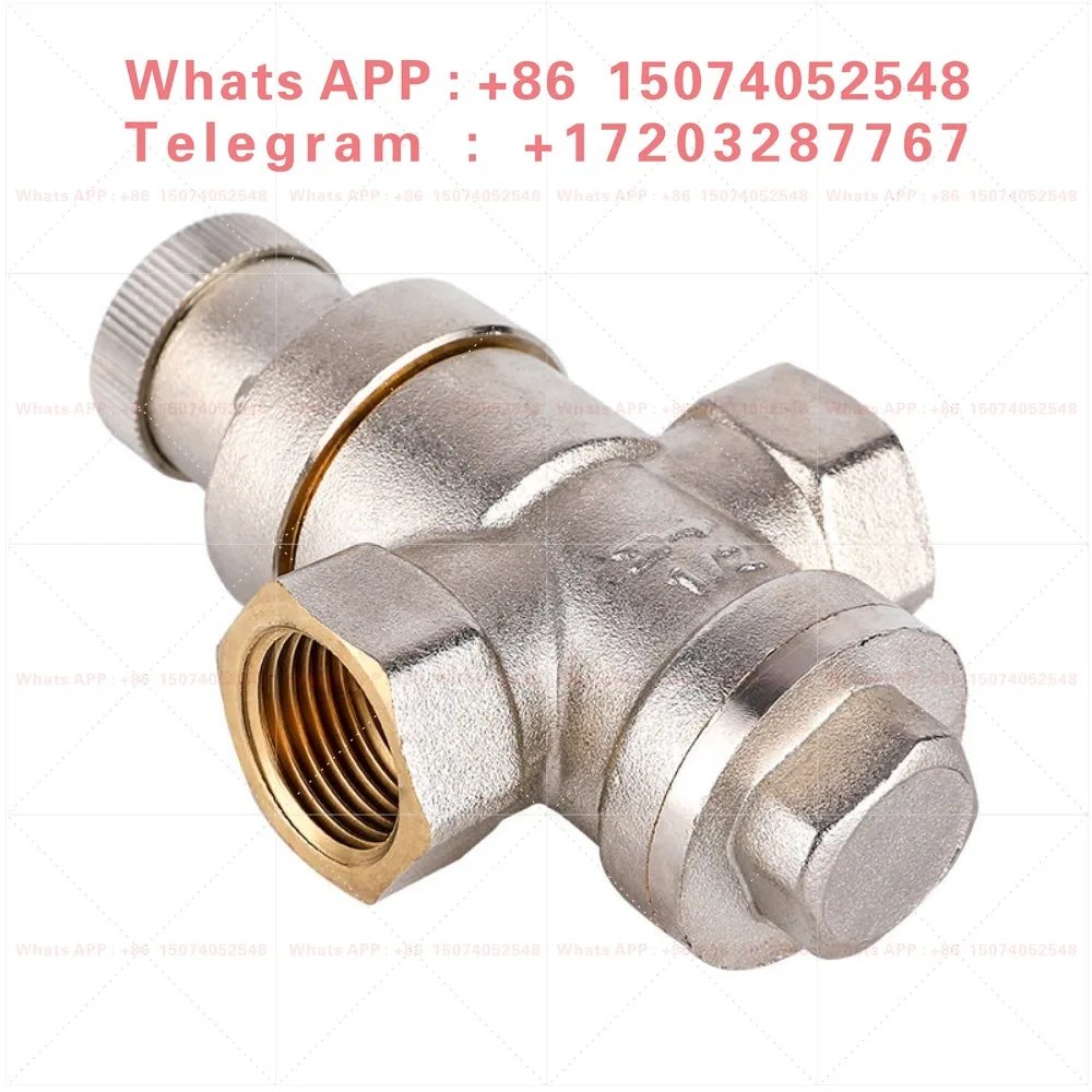 Brass Nickel Plated Pressure Reducing Valve 4-Point Pressure Reducing Valve Piston, Brand New
