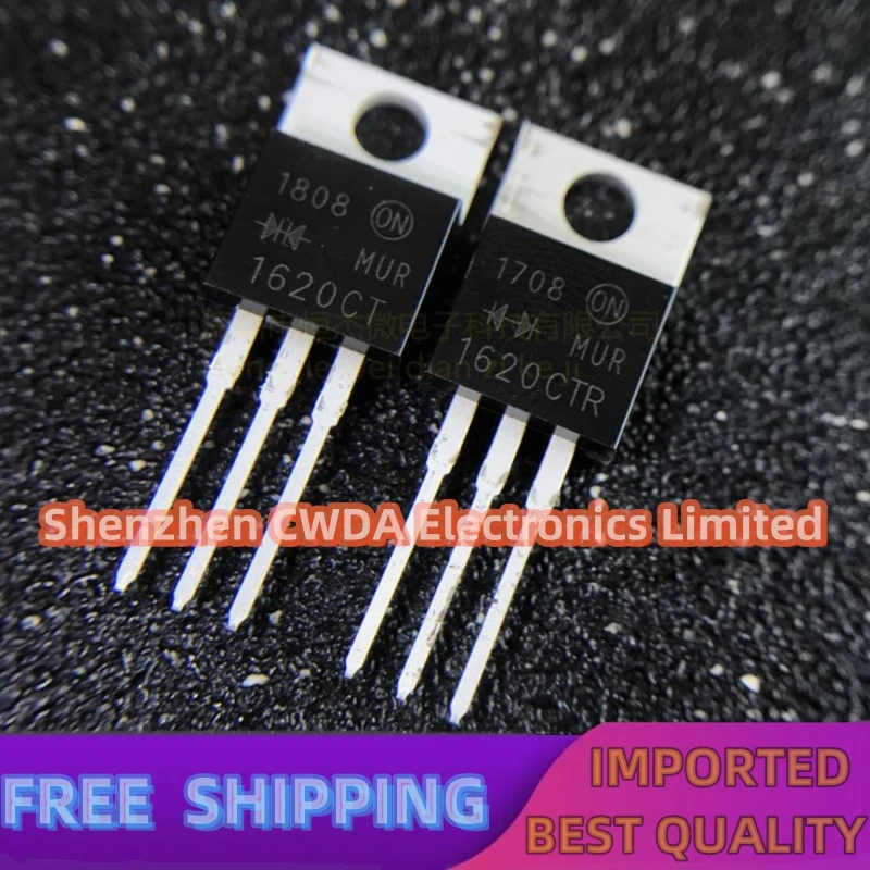 10PCS-20PCS MUR1620CTR TO-220 MUR1620CT W magazynie