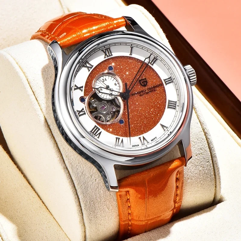 Nuevo reloj mecánico para hombre de 41 mm de la marca Pagani Design, con movimiento JP NH39, cristal de zafiro de lujo y resistencia al agua hasta 100 metros.