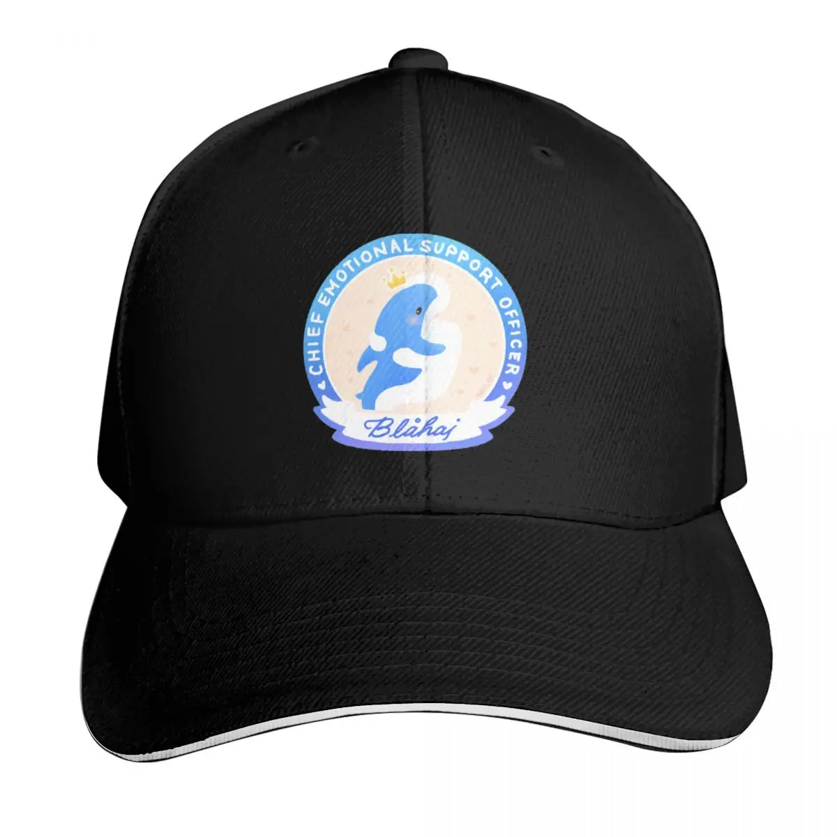 Blahaj: Chief Emotional Support Officer Badge Baseball Cap Men Women Casual Summer Sport Sun Cap