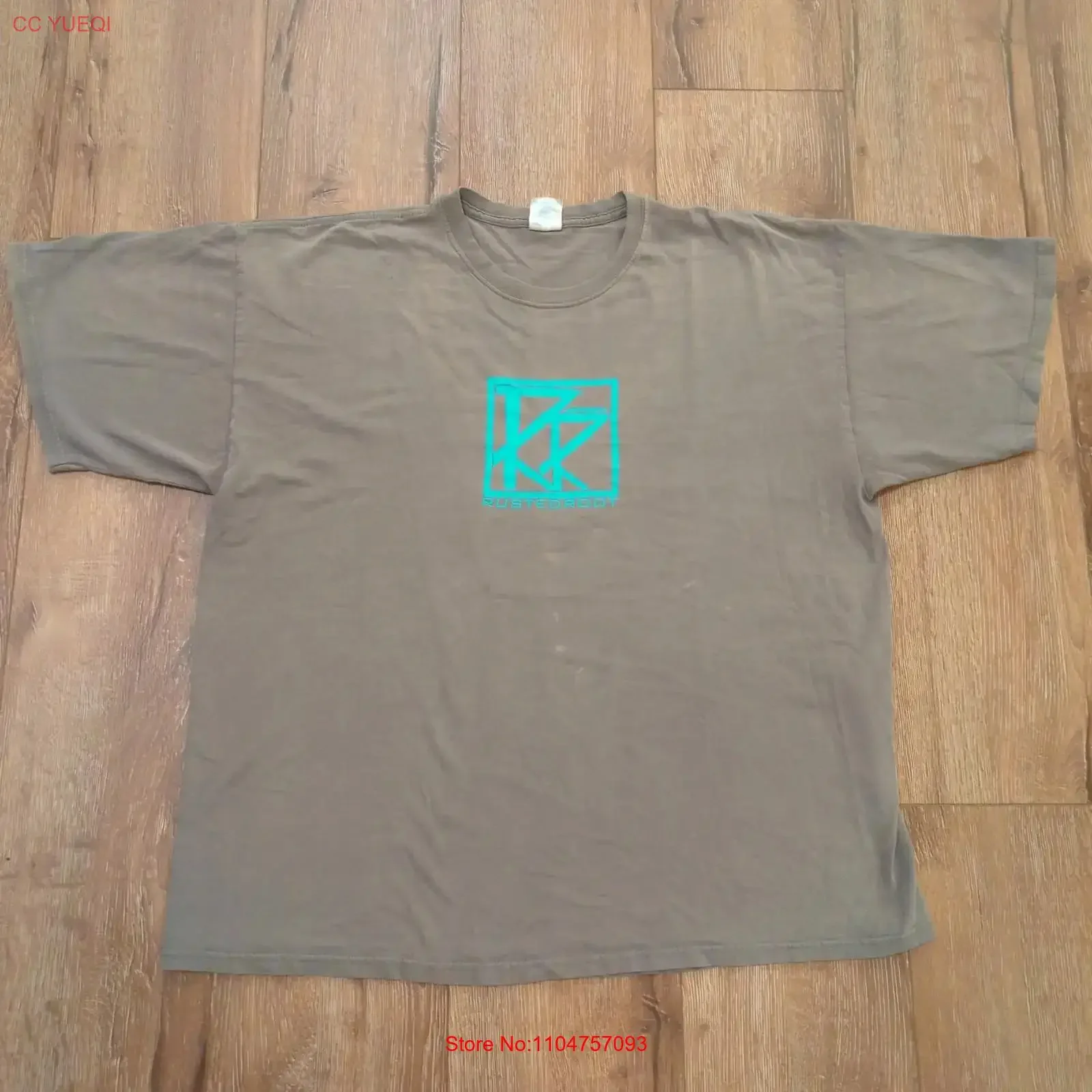 VTG Rusted Root Adult 2XL T Shirt Summer 2008 Tour Band Blue Fade Distressed Y2K vintage Washed Soft Stretched Slightly Unisex