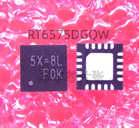 1pcs~10pcs/LOT 100% Original RT6575DGQW RT6575 marking:5X= QFN20