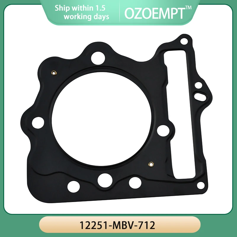 OZOEMPT junta de culata para CB400SS 02-08 XR400 05-08 NX400 04-15, reemplazo OEM:12251-MBV-712