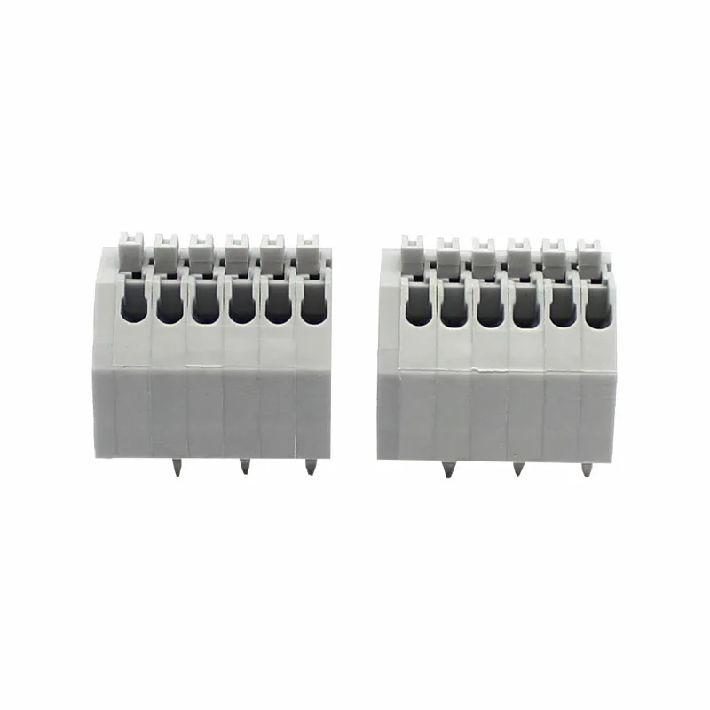 100PIN DG250 2.54mm Grey  spring terminal block dg250 A B copper screwless terminals KF250 PTSA0.5/X-2.54-Z PHOENIX 0136-10