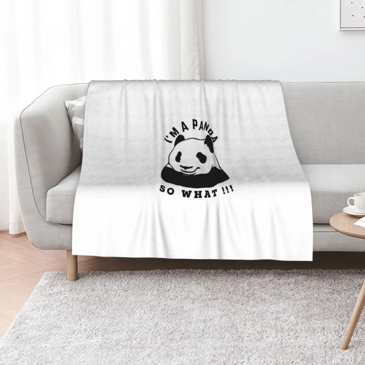 Panda girls gifts Throw Blanket Fashion Sofas Designers Comforter Kid'S for sofa Giant Sofa Blankets