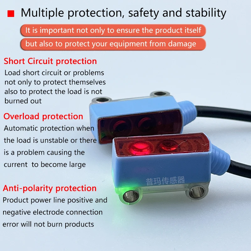 Ultra-small Bidirectional Photoelectric Sensor Photoelectric Switch For Small Cars, Model GC3