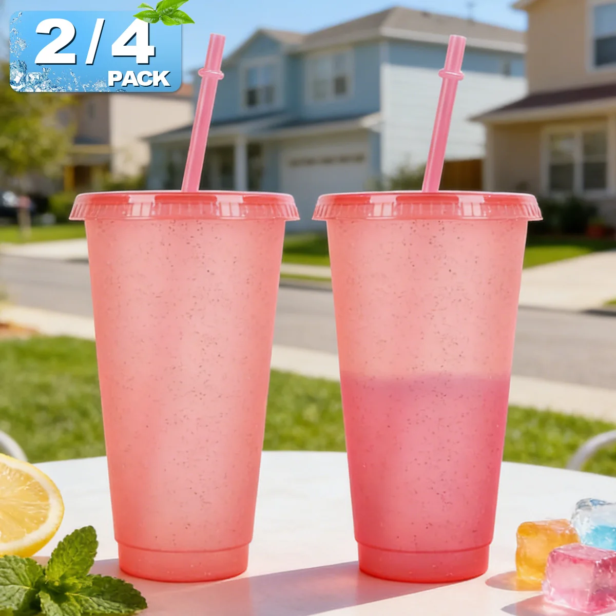 2/4Pcs Reusable Pla…