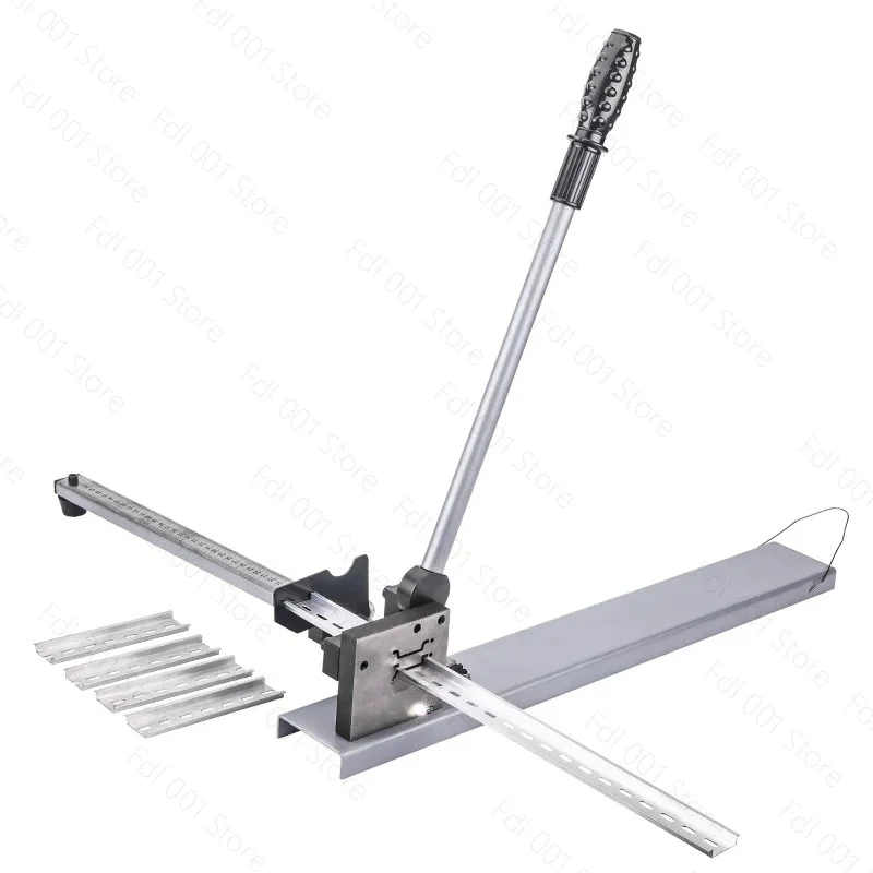 Multifunctional C45 Din Rail Cutting Tool Handheld Rail Cutter with Measurement Guide