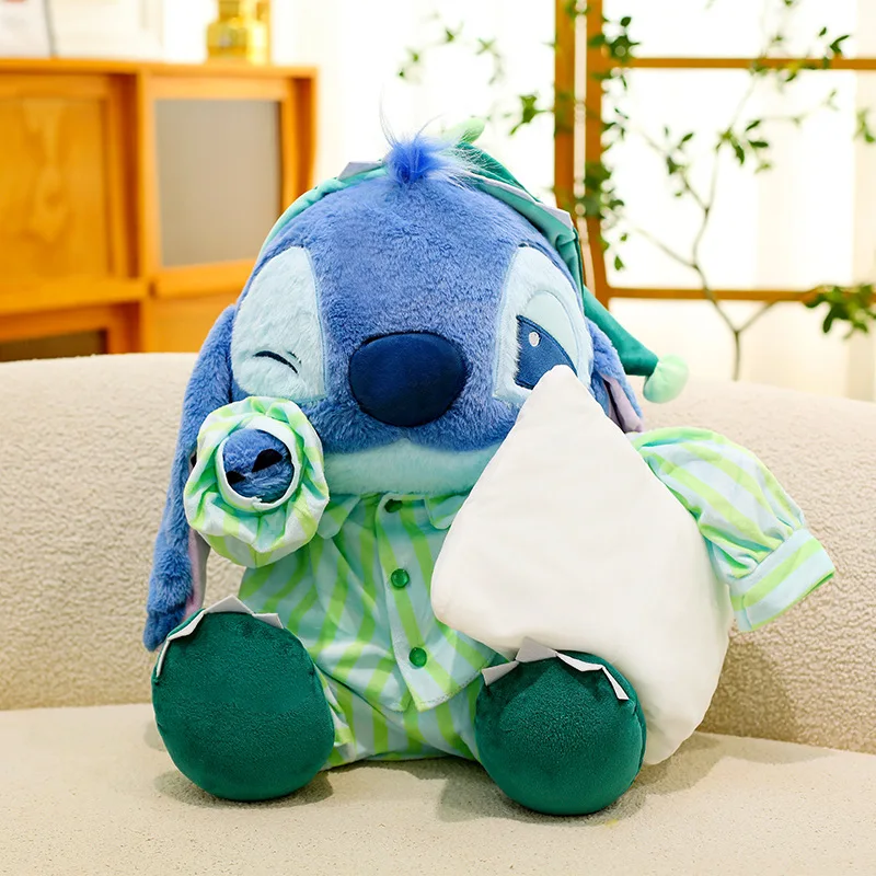 

Dinosaur Pajamas Stitch Plush Doll Sleepwear Stitch Cuddly Anime Stitch Plush Toy Kawaii Stuffed Doll Birthday Gift